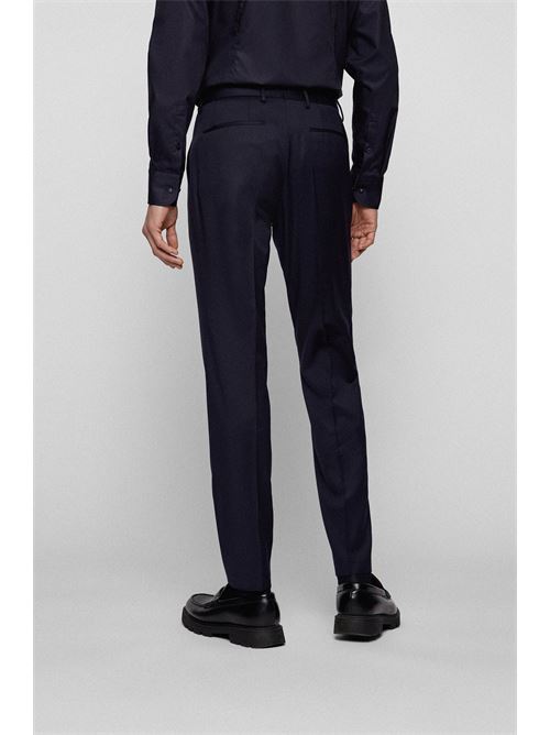 Pantaloni extra slim fit in serge di lana vergine BOSS | 50469184 H-WENTEN-B1.401